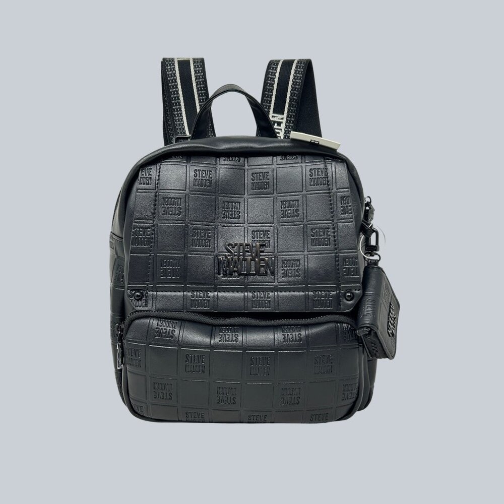 Steve Madden Mini Backpack With Adjustable Straps & Small Pouch